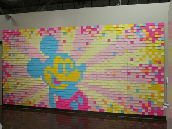 Mosaic Mickey Mouse Sticky Notes